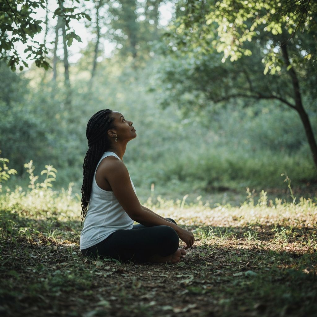 Peaceful nature setting for individual therapy